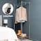 Mind Reader Heavy Duty Rolling Garment Rack with Adjustable Bar, Chrome